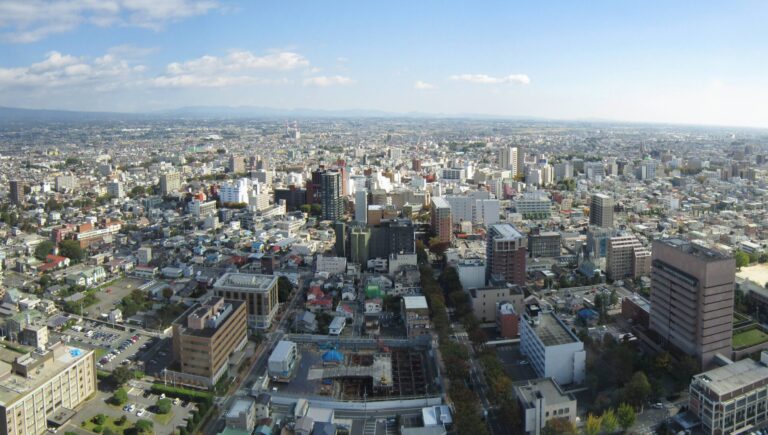 View_from_Gunma_Prefectural_Government_Building_east