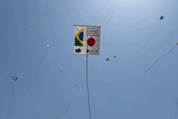 Brasil vira destaque no Festival de Hamamatsu com pipa gigante e desfile multicultural