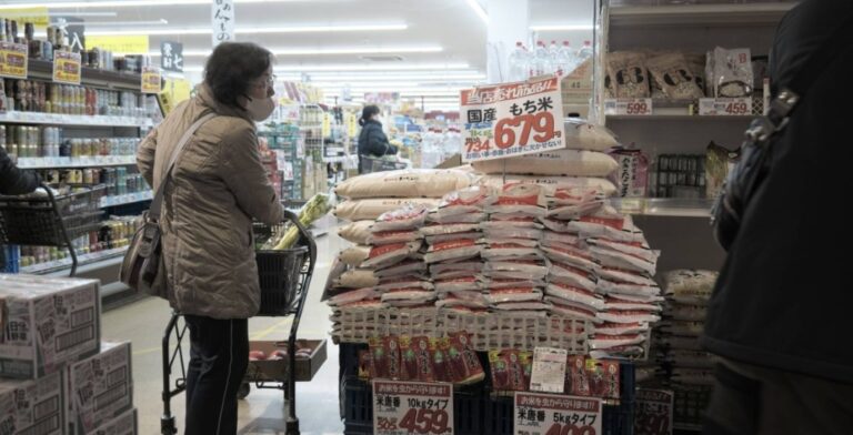 preço do arroz japao
