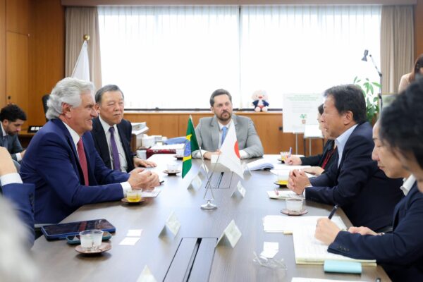 Ronaldo Caiado e representantes estão em missão oficial no Japão