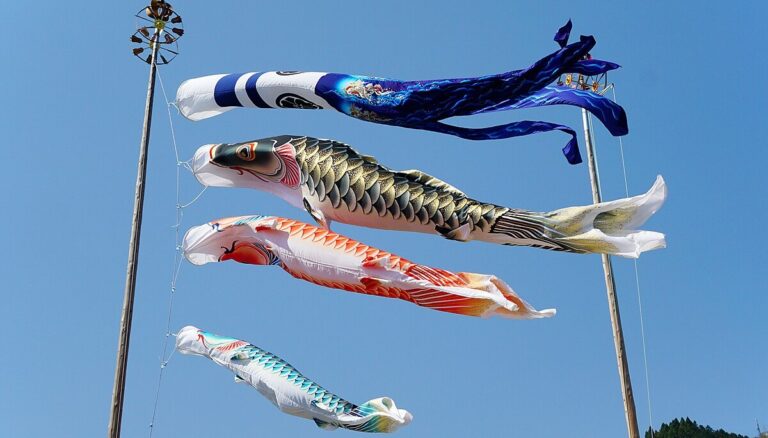 bandeiras carpas - bolsas - kitakyushu
