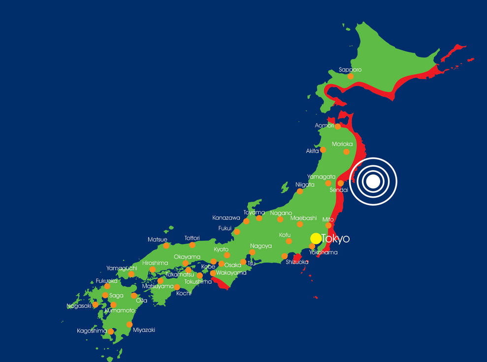 Aviso de possível Megaterremoto emitido no nordeste do Japão após sismo de M7.5