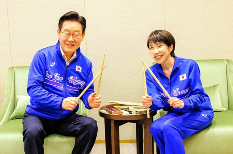 Sanae Takaichi e Lee Jae Myung