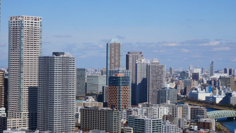 free-photo-of-high-rise-apartment-buildings-of-chuo-city-in-tokyo