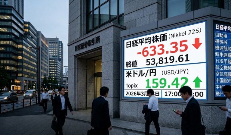 Mercado Financeiro japones - 13-3-2026
