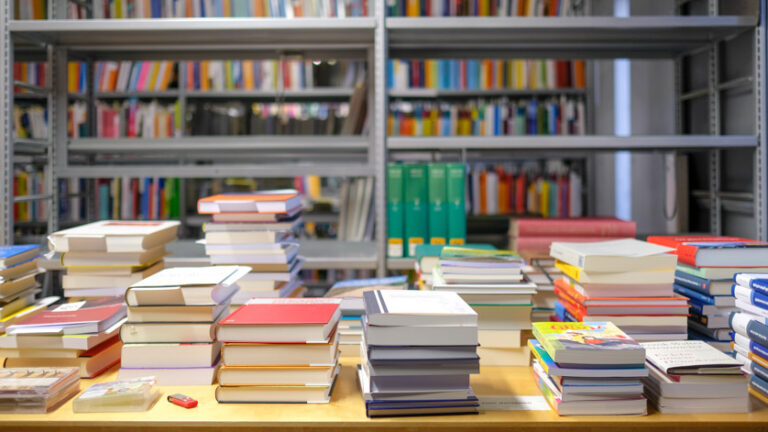 Arbeitsbereich der Inhaltserschließung in der Deutschen Nationalbibliothek in Frankfurt am Main