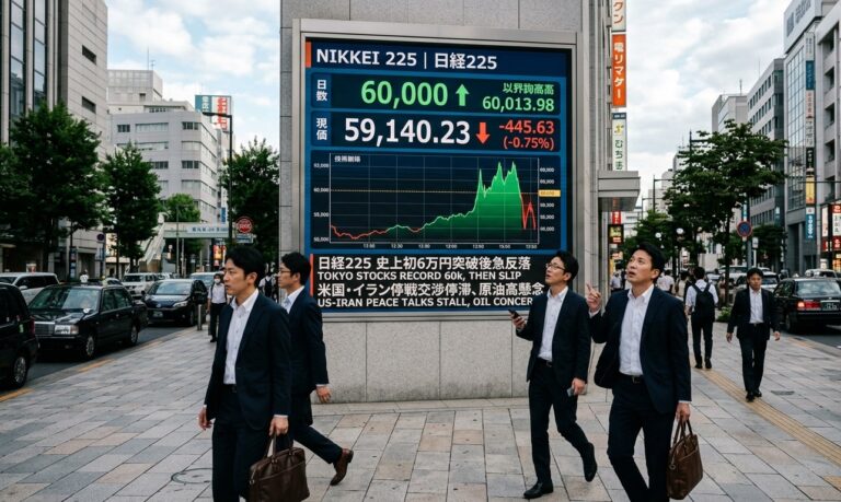 Nikkei 225 - 60 mil pontos bolsa de valores japão - economia