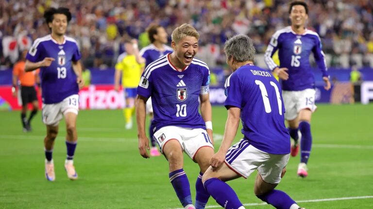 Japão 1 - 1 Suecia - Seleção Japonesa