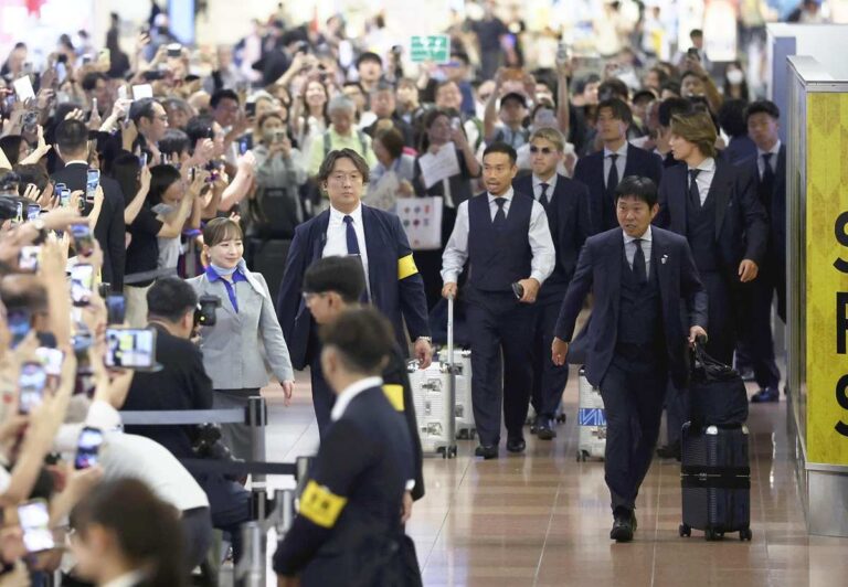 seleção japonesa - volta para casa