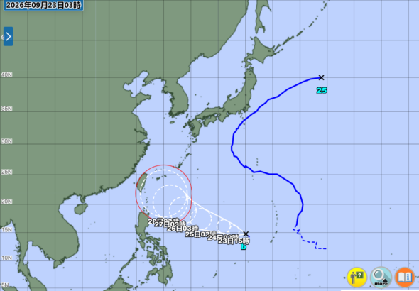 JMA - Tufão Dujuan
