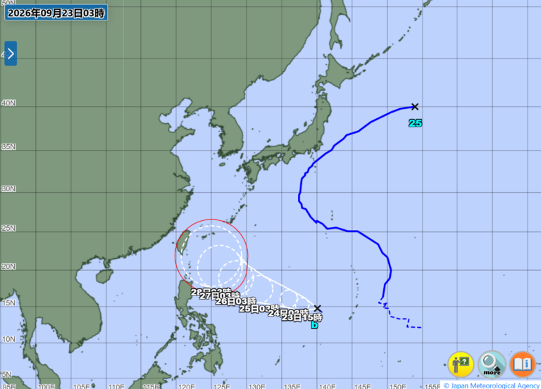 JMA - Tufão Dujuan