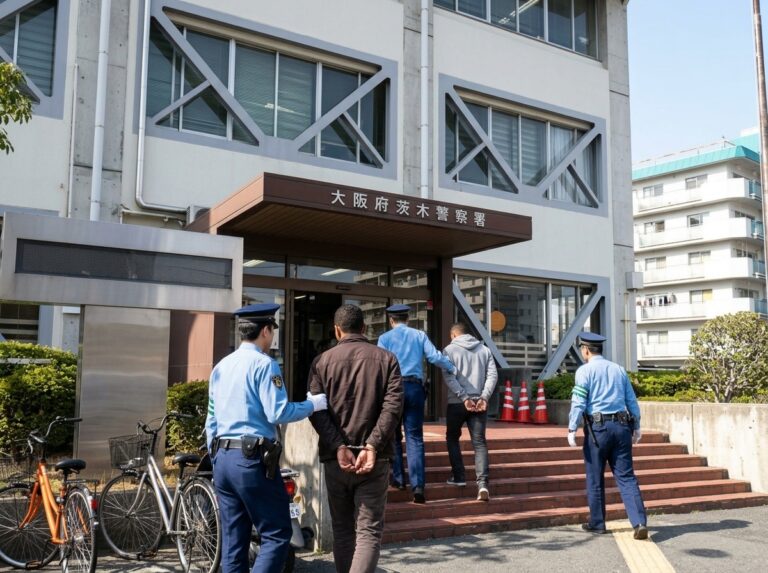 Brasileiros presos em Ibaraki